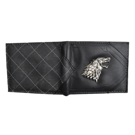 WolfEdge™ Metal Wolf Wallet for Men – PU Leather Short Purse with Coin Pocket & Card Slots 2