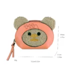 BearBop™ 3D Bear Wallet – Women’s Cute Coin Purse & Mini Makeup Bag 6