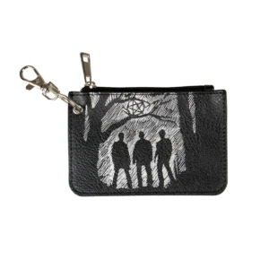 RetroZip™ PU Leather Mini Coin Purse – Credit Card Case with Hook 1