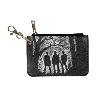 RetroZip™ PU Leather Mini Coin Purse – Credit Card Case with Hook 1