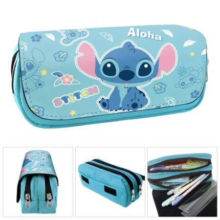 StitchBuddy™ Miniso Pencil Bag – Cute Large Capacity Cartoon Pencil Bag for Girls 2