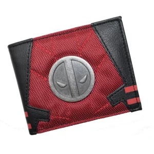 HeroVault™ High Quality Marvel Comics PU Wallet – PU Leather Deadpool, Punisher & Thor Coin Purse with Metal Badge 1