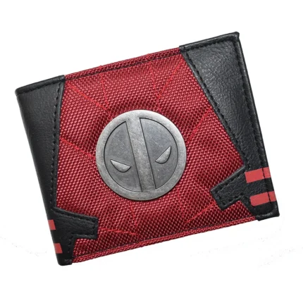 HeroVault™ High Quality Marvel Comics PU Wallet – PU Leather Deadpool, Punisher & Thor Coin Purse with Metal Badge 1