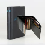 VessoMark™ Personalized PU Wallet – Slim Geometric Card Holder with Coin & Note Storage 1