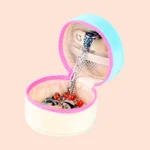FloraBloom™ Floral Jewelry Organizer Box – Portable Round Box for Women’s Rings & Gifts 5
