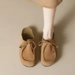 Aveline™ Women’s Vintage Lace-Up Suede Mules 5