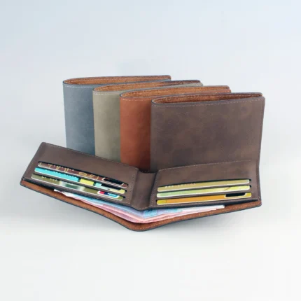ModiSlim™ Minimalist PU Wallet – Unisex Slim Card Holder & Note Wallet 1