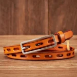 MINIBIND™ 1.2CM Thin Genuine Leather Women Belt – Dress Knot Strap with Pin Buckle 4
