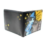VaultaCraft™ Vintage Geometric Wallet – Unisex Cartoon Applique Short Purse for Cards & Cash 3