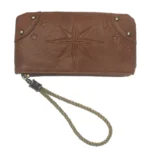 Willowthorn™ Embossed PU Wallet – Women’s Fashion Long Rivet Organizer Clutch 2