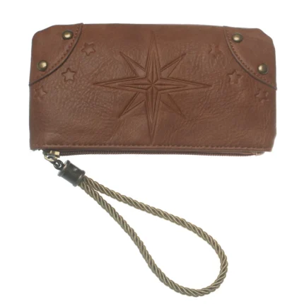 Willowthorn™ Embossed PU Wallet – Women’s Fashion Long Rivet Organizer Clutch 2