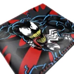 VenomStrike™ Marvel Venom Wallet – Metal 3D Design PU Leather Short Wallet with Coin Pocket 3