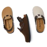 CorkEase™ Women's Mary Jane Summer Cork Slippers – Summer Cow Suede Flat with EVA Sole 4