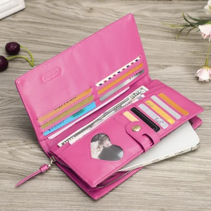 BellaPelle™ Genuine Leather Women’s Long Wallet – Luxury Italian Clutch Purse 2