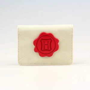 LuxeBadge™ Designer Card Holder – PU Leather ID Wallet with Metal Badge 1