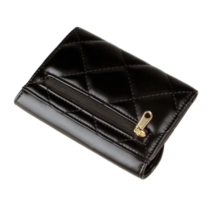 SpookCharm™ Halloween PU Trifold Purse - Skull & Crossbones Women’s Wallet 2
