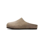 Cleanfit™ Men's Grey Cow Suede Summer Slippers – Minimalist Outdoor Mule Sandals 3