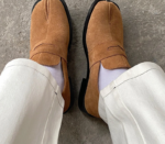 Men’s Suede Split-Toe Tabi Loafers – Comfort Meets Contemporary Style 3