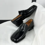TabiLite™ Women's Soft Leather Platform Tabi Flats 1