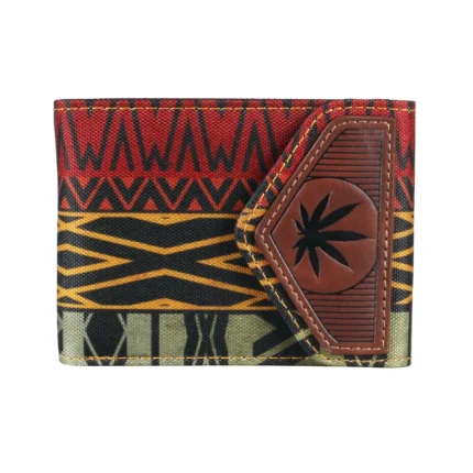 RetroPrint™ Compact Vintage PU Wallet – Unisex Vintage Card & Cash Holder 1