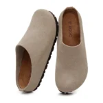 ComfortCork™ Women’s Anti‑Slip Leather Cork Footbed Clogs with Arch Support 4