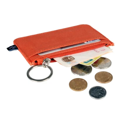 SlimStitch™ Canvas Wallet – Unisex Mini Zipper Coin Purse & Cardholder 1