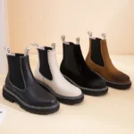 Harlow™ Women’s Waterproof Leather Chelsea Boots (EU35–43) 4