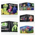 Banban Garden™ Anime PU Snap Wallet – Cartoon Foldable Coin Purse & Card Holder 2