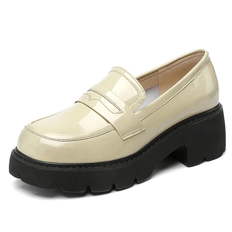 Brixton™ Women’s Genuine Leather Platform Loafers 4