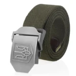 TRYZUB™ Canvas Tactical Belt with Ukraine Emblem – 3.8CM Adjustable Belt for Men & Women 6