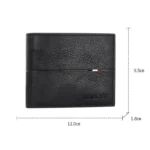 UrbanSlim™ Slim PU Leather Wallet for Men – Short Fashion Card Holder with Coin Pocket & Photo Slot 2