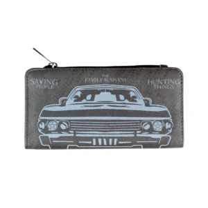 RetroCruze™ Clutch Bag – Retro Car Pattern Zipper Wallet & Makeup Organizer 1