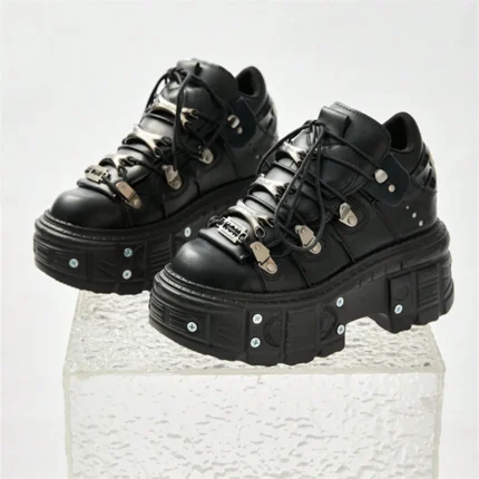 VANTHRA™ Women's Gothic Punk Platform Boots 2