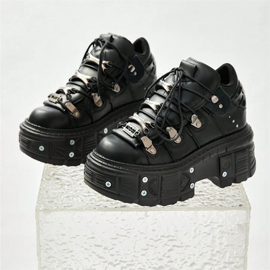 VANTHRA™ Women's Gothic Punk Platform Boots 2