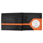 ShinobiSteel™ Naruto Wallet – Metal Crest Bifold Anime Purse with Zipper Pocket 3