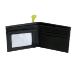 VerdeStitch™ Embroidered Green Wallet – Compact PU Leather Card Holder 4