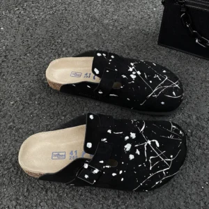 URBANCANVAS™ Graffiti Cork Mules – Unisex Street‑Art Sandals 1