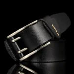 VintageForge™ Vintage Style 4CM Wide Leather Belt for Men – Genuine Cowboy Jeans Belt | UNITYPUREMAX™ 2
