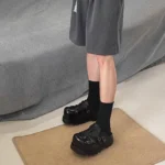 PleatCraft™ Unisex Pleated Cowhide Slip‑On Mules – Summer 2025 Collection 6