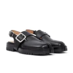 TABIQUEST™ Vintage Women’s Thick-Soled Split-Toe Sandals – PU Leather Tabi Mules with Buckle Strap 4