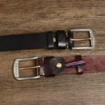 VIPERCRAFT™ 3.8CM Serpentine Leather Belt – Genuine Cowskin Men’s Retro Fashion Belt 6