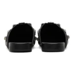 UrbanEase™ Men’s Black Square‑Toe Leather Slippers | Men Comfortable Loafers 2