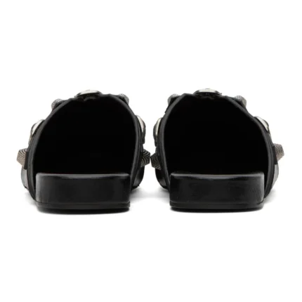 UrbanEase™ Men’s Black Square‑Toe Leather Slippers | Men Comfortable Loafers 2