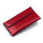 LineaLuxe™ Women's Long Thin Leather Wallet – Slim Cowhide Clutch Purse with Multi-Card Storage 1