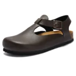 CorkGlam™ Women’s Gladiator Buckle‑Strap Cork Sandals. 5