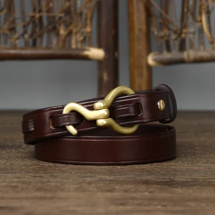 CLASSIKNOT™ 2CM Genuine Women’s Slim Waist Belt for Jeans & Dresses 1