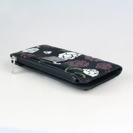 InkFold™ Printed Long Wallet – Stylish PU Unisex Card Holder with Zipper & Hasp 2