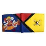 Skull Metal Men’s Short Wallet – Cool PU Leather Short Purse with Coin Pocket & Card Holder 3
