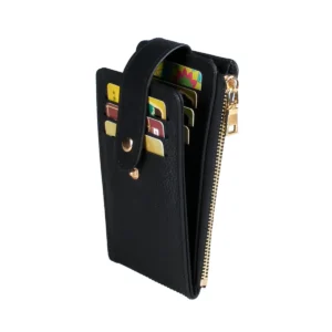 SlimFold™ Mini Clutch Wallet – Solid Color PU Coin Purse & Multi-Card Holder 1
