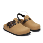 CorkEase™ Women's Mary Jane Summer Cork Slippers – Summer Cow Suede Flat with EVA Sole 5
